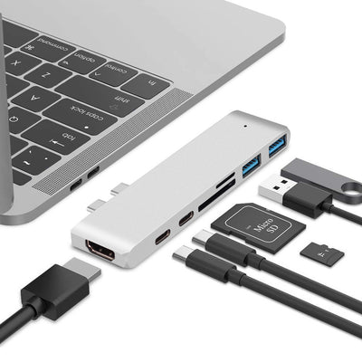 Adaptador USB-C 7 en 1 con HDMI 4K para Laptop - Image 4