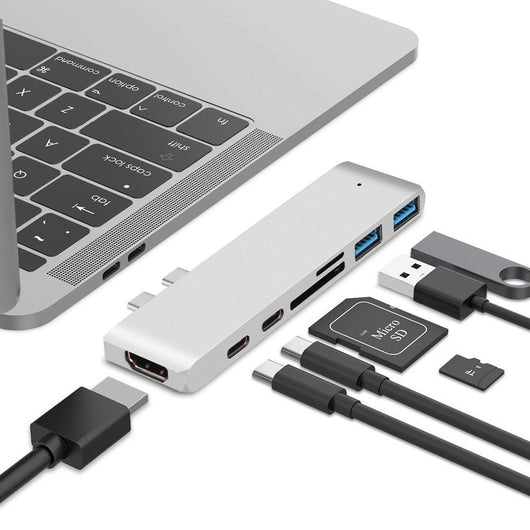 Adaptador USB-C 7 en 1 con HDMI 4K para Laptop - Image 4