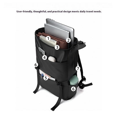 Mochila Ejecutiva Ligera para Computadora - Diseño Clásico Versátil - Image 3