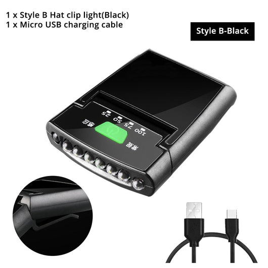 Lámpara Frontal LED para Pesca Nocturna con Carga USB - Image 11
