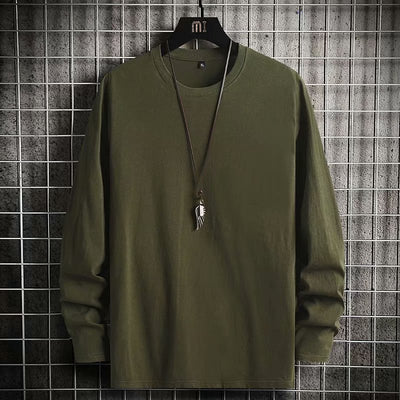 Camiseta Básica Cuello Redondo Talla Grande Hombre Primavera - Image 23