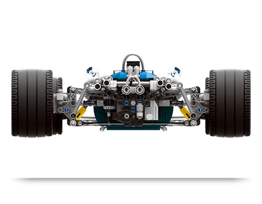 Auto de Carreras Azul - Juego de Bloques de Construcción Tecnológicos - Image 15