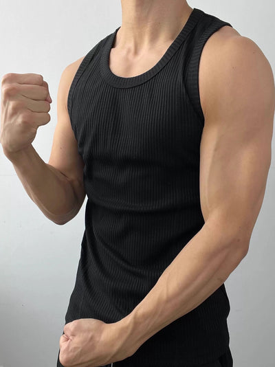 Musculosa Deportiva Ajustada con Stretch para Hombre - Image 11