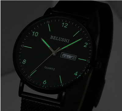 Reloj Cuarzo Hombre Casual Ejecutivo Resistente al Agua con Esfera Luminosa - Image 9