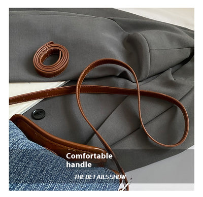 Bolsa Retro de Mezclilla para Commuter - Crossbody Casual Versátil - Image 20
