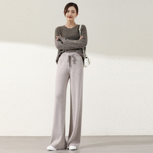 Pantalones Palazzo de Cachemira Elegantes para Mujer - Image 5
