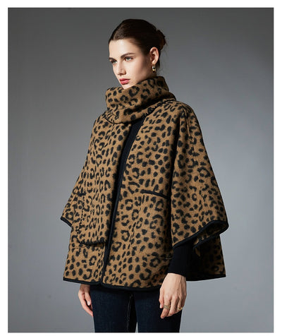Pashmina Estampado Leopardo Versátil 2 en 1 - Image 8