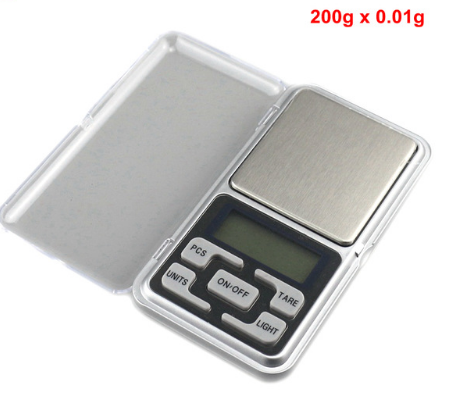 Balanza Digital de Precisión 200g - Báscula de Bolsillo para Joyería y Gemas