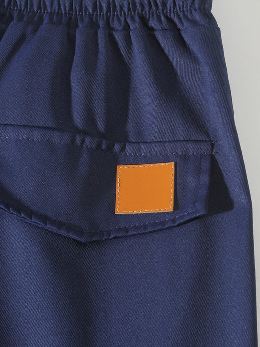 Pantalones Deportivos Casuales de Corte Recto con Costuras Otoñales - Image 19