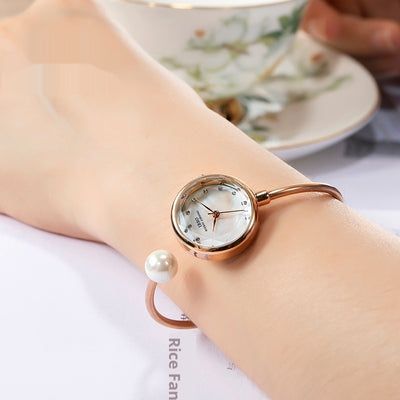 Reloj Pulsera Mujer con Esfera Nácar Perla