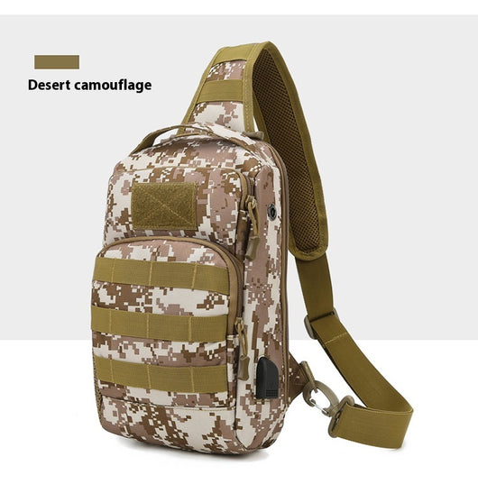 Bolsa Táctica Crossbody Camuflaje para Hombre - Gran Capacidad Multifuncional - Image 36