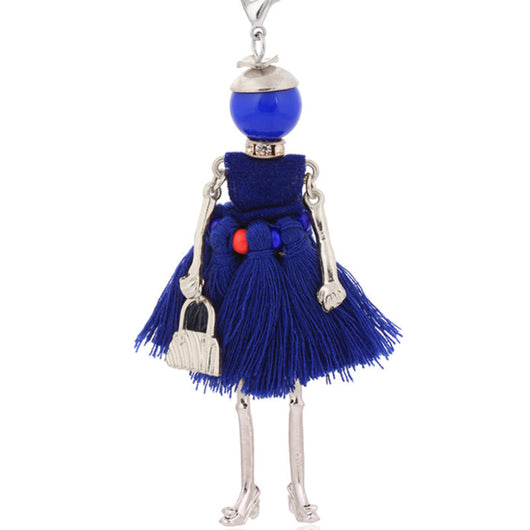 Collar Largo con Colgante Humanoide para Suéter - Estilo Europeo y Americano - Image 7