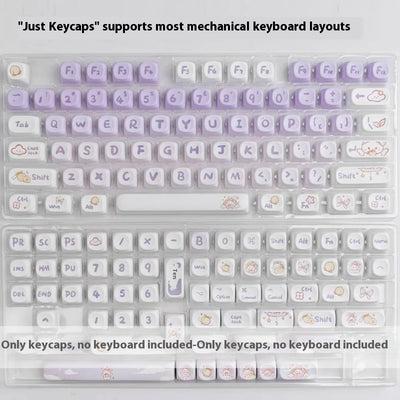 Keycap Conejo Degradado Púrpura PBT - Personalización Coeco - Image 10