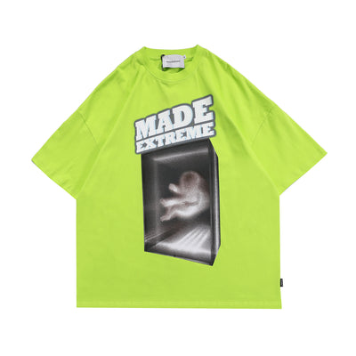 Camiseta Suelta Negra Estampada de Manga Corta - Estilo Verano - Image 14
