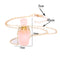 Colar pingente de cristal frasco de perfume FI0636