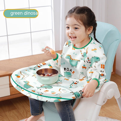 Babero Delantal para Bebé con Cobertura para Silla de Comer, Resistente al Agua y Desmontable - Image 3