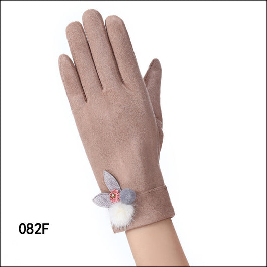 Guantes de Invierno Táctiles Impermeables de Ante - Image 15
