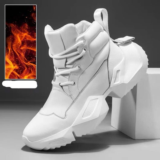 Zapatillas Altas Samurai para Hombre - Estilo Clásico Negro - Image 7