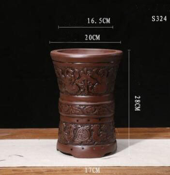 Maceta de Cerámica Arcilla Púrpura - Image 17