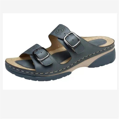 Sandalias Plataforma con Tacón Inclinado y Diseño Casual para Mujer - Image 9