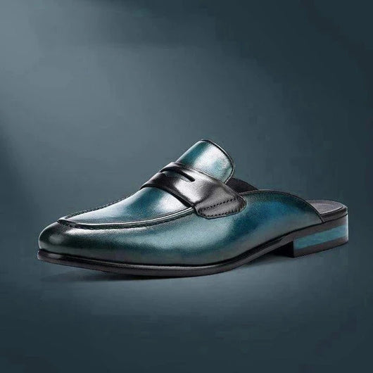 Zapatos Casuales de Cuero para Hombre - Diseño Versátil con Puntera Pronunciada - Image 3