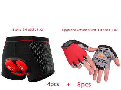 Pantalones Ciclismo Hombre Verano con Acolchado Silicona Transpirables - Image 6