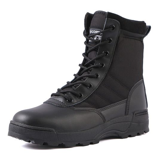 Botas Tácticas Militares Altas en Negro - Calzado Profesional Resistente - Image 2