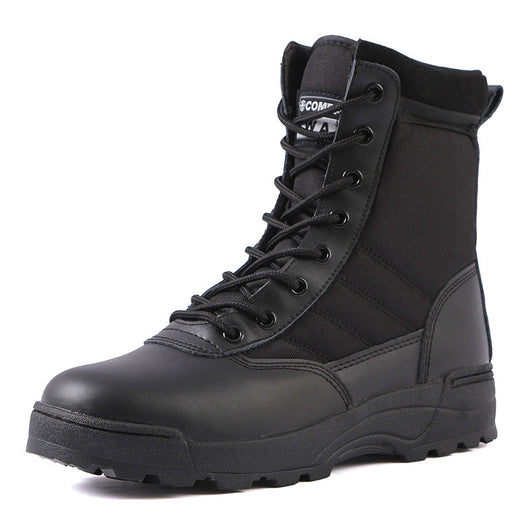 Botas Tácticas Militares Altas en Negro - Calzado Profesional Resistente - Image 2