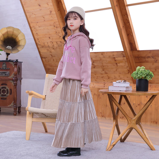 Falda de Terciopelo para Niñas - Elegancia y Comodidad - Image 12