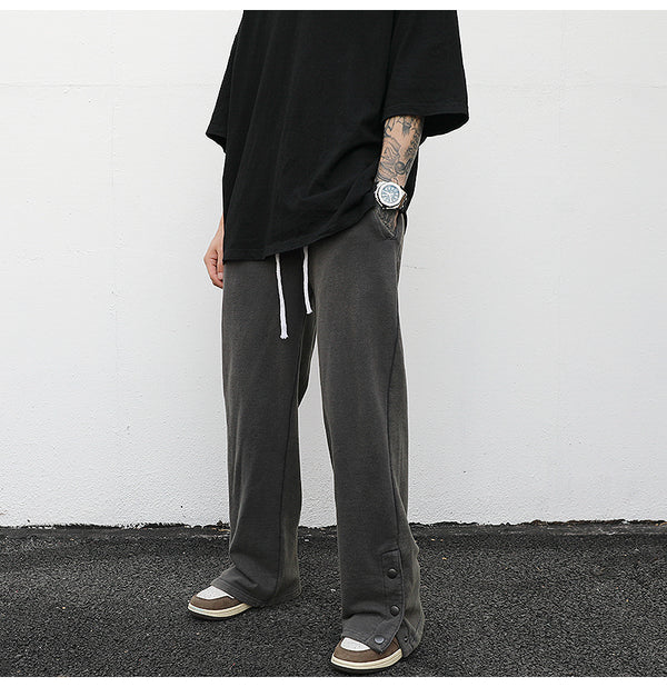 Pantalones de chándal holgados con aberturas laterales