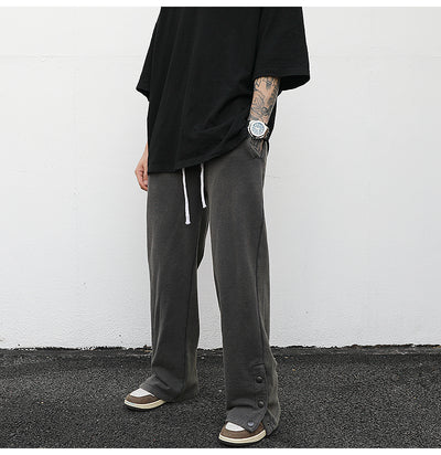 Pantalones de chándal holgados con aberturas laterales