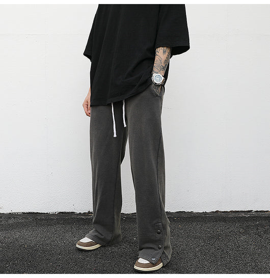 Pantalones de chándal holgados con aberturas laterales