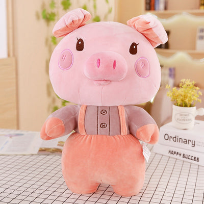 Peluche Cerdo de Algodón con Correa - Almohada y Juguete Adorable - Image 4