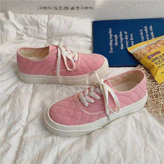 Zapatos de Lona Planos para Estudiantes - Diseño Minimalista Tono Piel - Image 7