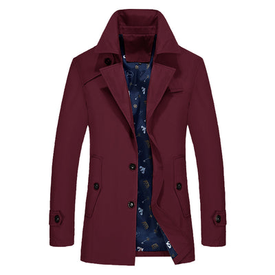 Chaqueta Delgada Slim Fit Coreana para Hombre Talla Grande - Image 11