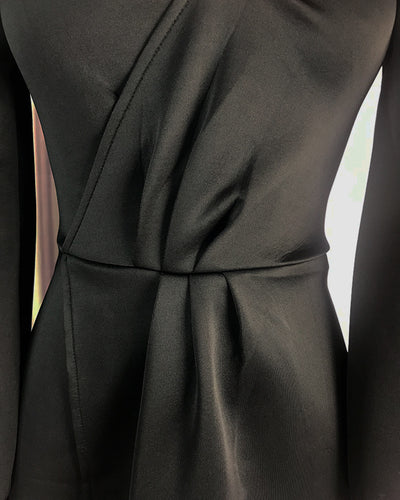 Vestido de Noche con Mangas Abullonadas - Image 11