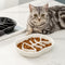 Comedero Cerámico de Alimentación Lenta para Gatos