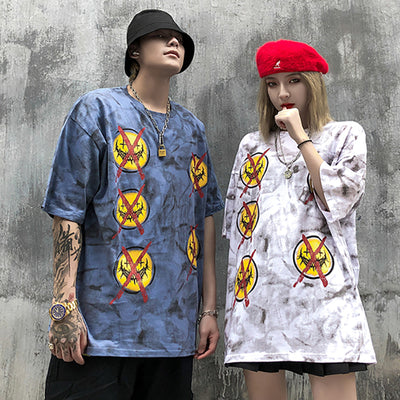 Camiseta Oversized Otoñal con Cinco Mangas
