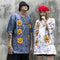Camiseta Oversized Otoñal con Cinco Mangas
