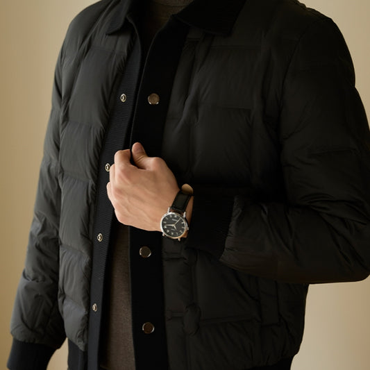 Chaqueta Casual Premium para Hombre con Diseño Patchwork
