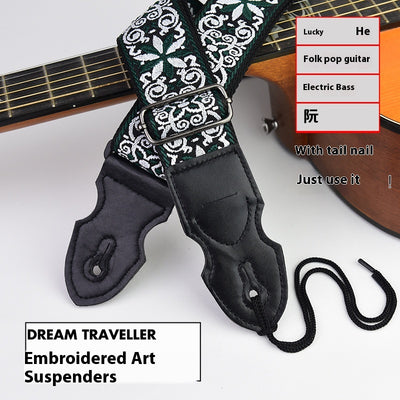 Correa de Guitarra de Cuero Artesanal - Diseño Personalizado para Guitarra Acústica y Eléctrica - Image 3