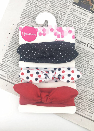 Set de 3 Diademas Infantiles con Moños Estampados - Image 25