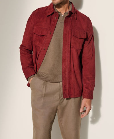 Chaqueta Noah de Gamuza para Hombre - Abrigo Elegante y Versátil - Image 21