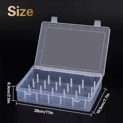 Organizador de Costura 42 Compartimentos - Caja de Almacenamiento Multifuncional para Bordado - Image 12