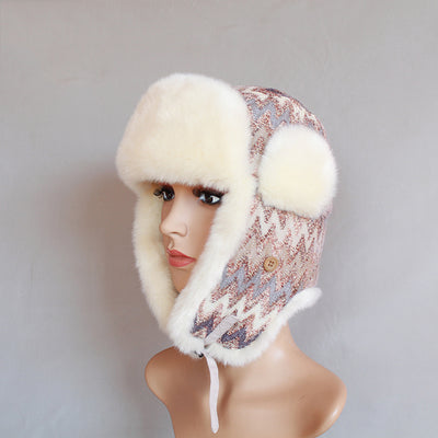 Protectores de Oídos Estampados con Forro Polar Grueso para Mujer - Image 11