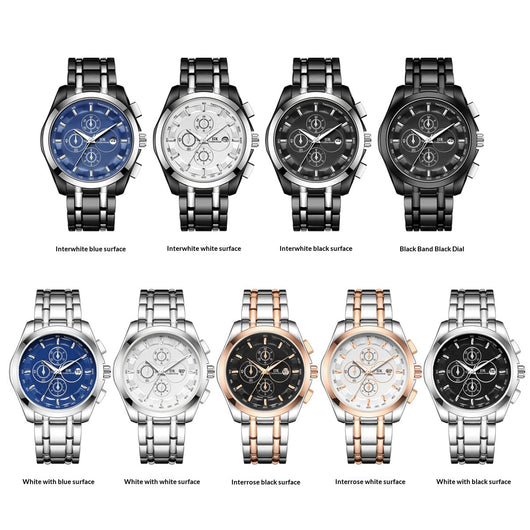 Reloj de Cuarzo para Hombre con Manecillas Luminosas en Aleación - Image 4