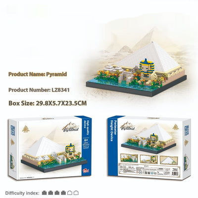 Maqueta de Pirámide Antigua - Bloques de Diamante Micro de Alto Nivel de Dificultad - Image 10