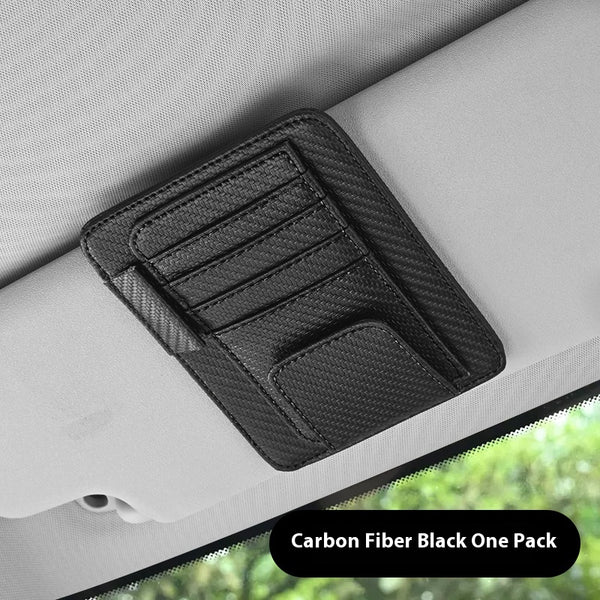 Organizador Solar para Auto con Clip de Almacenamiento