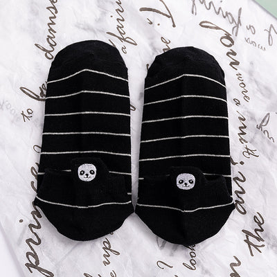 Calcetines de Algodón Bordados Transpirables para Hombre - Image 19
