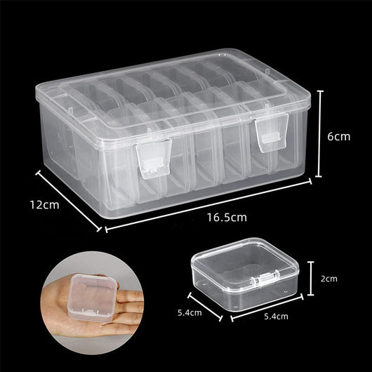 Juego de Cajas de Joyería Transparentes con Tapa Abatible - Image 2